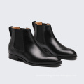 Modern Fancy Fashion Flat Ankle Length Chelsea Leather Boots For Men Winter